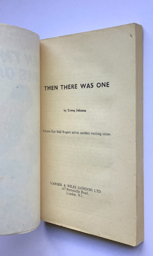 2 novels in 1 British pulp fiction crime book LEAD TO ICE and THEN ...